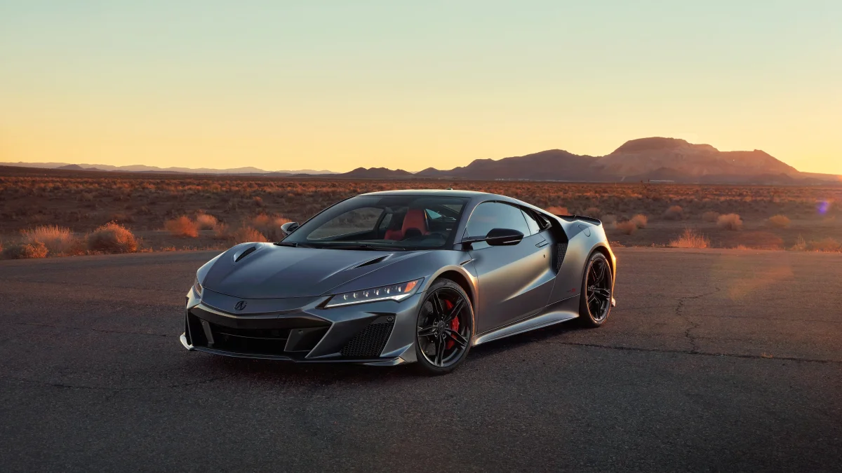 Acura NSX Type S in the Mojave Desert