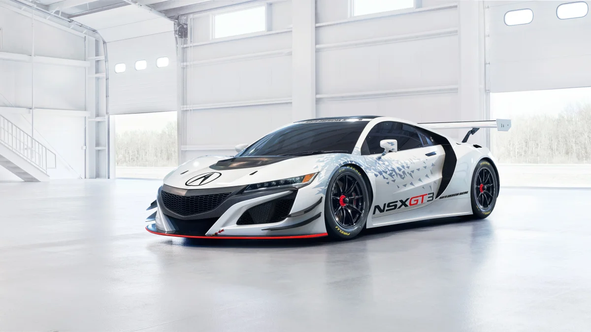 Acura NSX GT3 in the pit