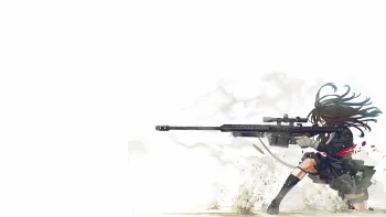A Female Sniper in Japanese Animation