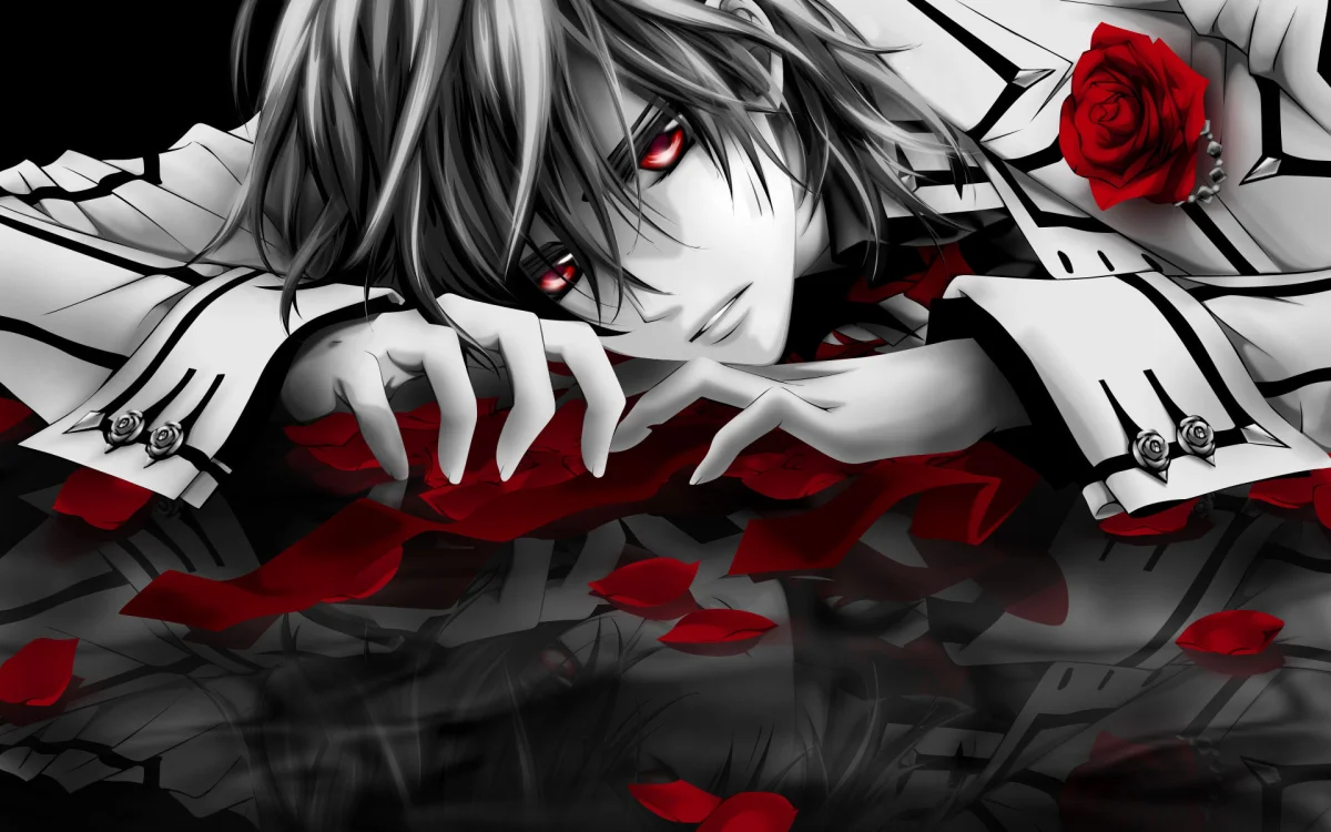 Vampire Knight Marshmallows with Red Roses