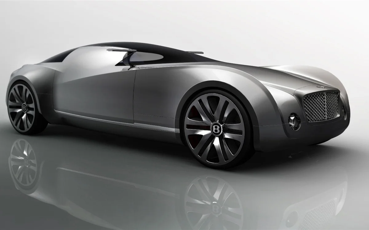 Футуристичний концепт Bentley на світлому тлі