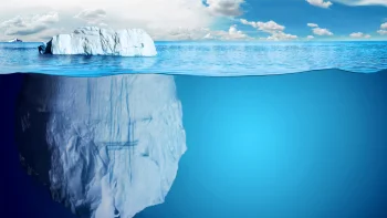 a massive iceberg in the blue waters of the ocean, antarctica, arctic, glaciers, ice, ices, icebergs, ocean, oceans, pacific ocean, winter, winters, nature, world
