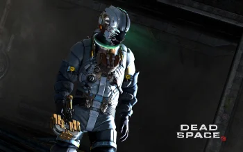Isaac Clarke in his engineering suit
