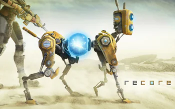 Джоуль і Джулс у пустелі Far Eden з гри ReCore