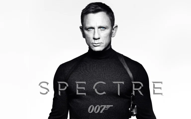 Daniel Craig as James Bond on a promotional poster for the movie "Spectre"
