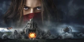 Гестер Шоу на фоне Лондона в фильме Хроники хищных городов