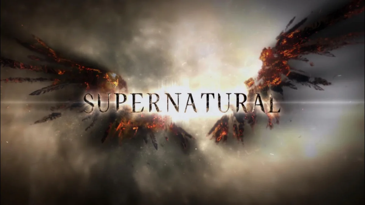 The opening sequence of the TV series "Supernatural"