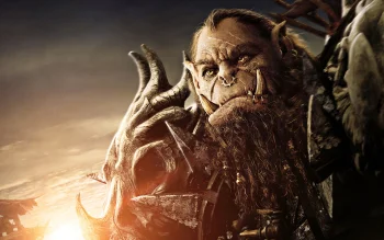 чернорукий в фильме варкрафт, чернорукий, варкрафт, warcraft, борода, вов, воины, закаты, закат, клыки, монстры, мутанты, оружие, персонажи, актеры, фантастика, фильмы, кино, кинематограф