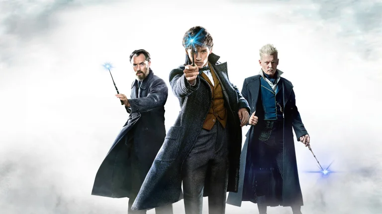 fantastic beasts the crimes of grindelwald, фантастичні тварини: злочини гріндельвальда, джонні депп, джуд лоу, едді редмейн, магія, персонажі, актори, тумани, туман, фантастичні істоти, фільми, чоловіки, кіно, кінематограф