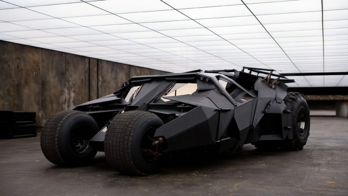 The Batmobile from "The Dark Knight" trilogy