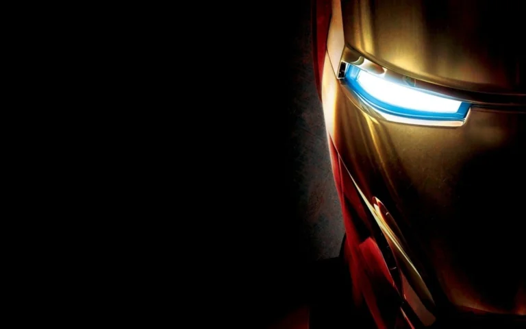 Iron Man's helmet glows in the dark