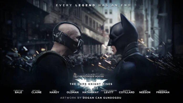 Batman and Bane Face Off on the Streets of Gotham