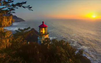 Heceta Head Lighthouse on the Oregon coast