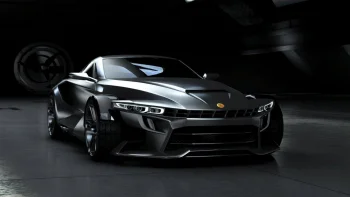 футуристичный спорткар aspid gt-21 invictus в полумраке студии, aspid gt-21 invictus, аspid, аспид, машины, автомобили, спорткары, фары, авто