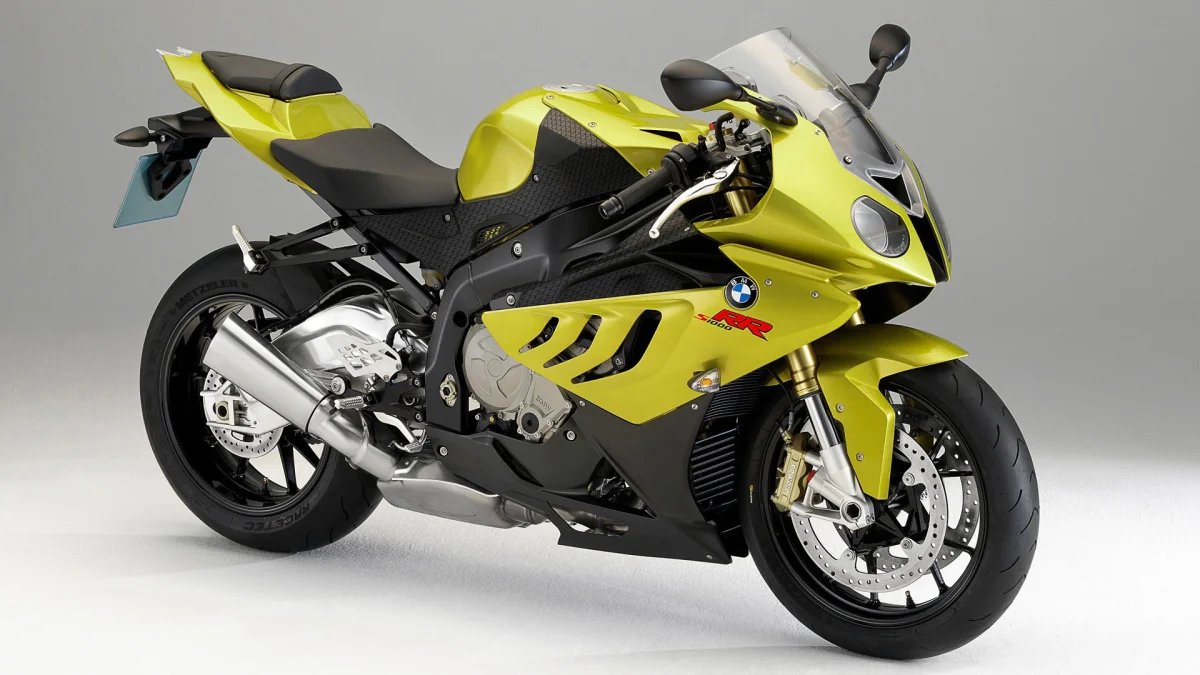 BMW S1000RR Lime Sport Bike
