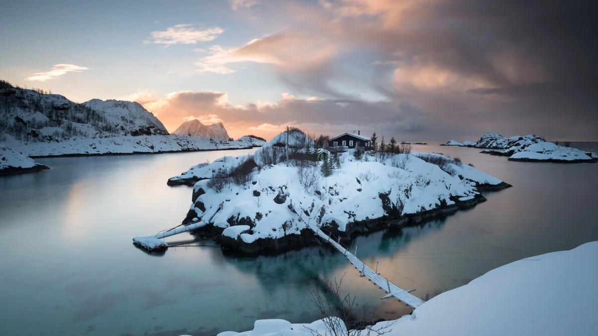 A cottage on one of the Lofoten Islands