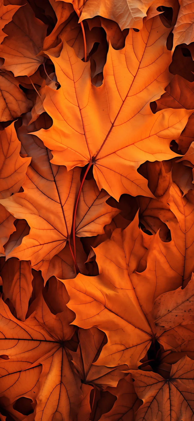 a vibrant carpet of fallen maple leaves, autumn, autumns, leaves, foliage, leafage, frondage, macro photography, macro, nature