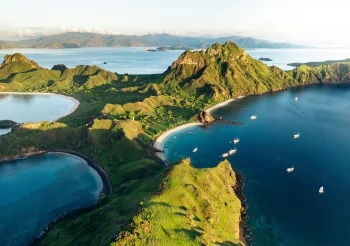 padar island and its bays, indonesia, padar island, bays, coves, straits, fjords, islands, landscapes, mountains, peaks, hills, nature, world