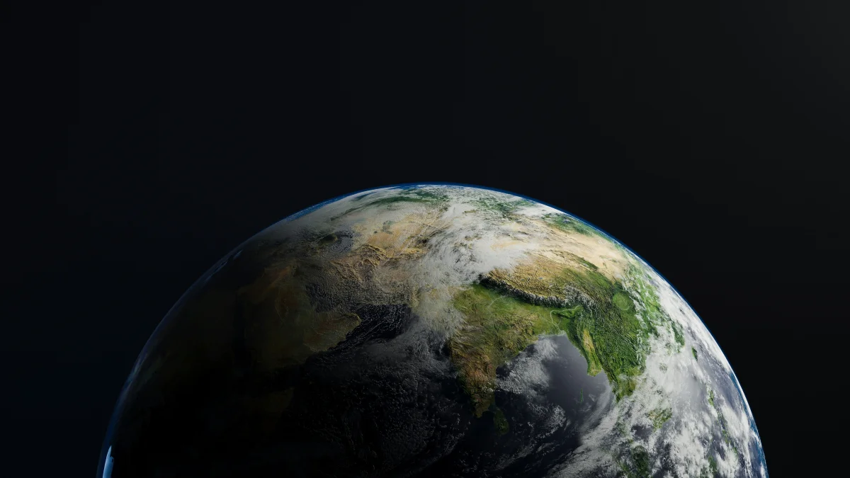 Вид на планету Земля з космосу