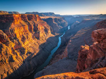 The Golden Light of the Grand Canyon at Sunset