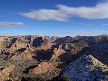 View of the San Rafael Swell Canyon in Utah