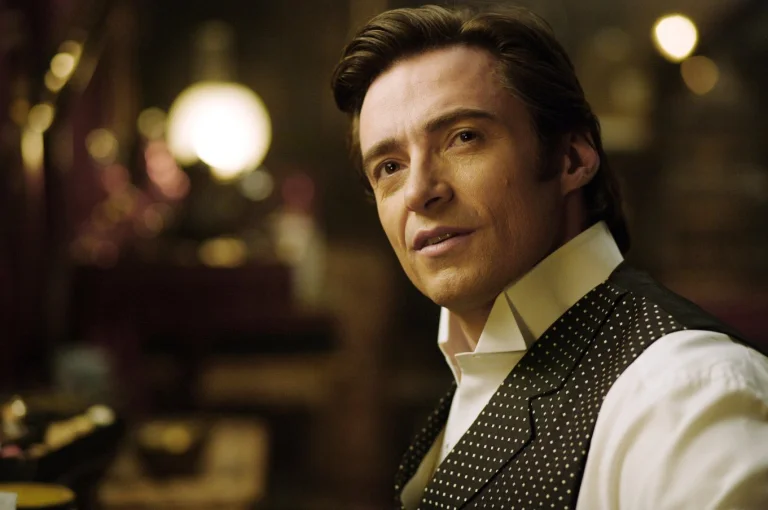hugh jackman as a magician, hugh jackman, characters, actors, cinema, hollywood, look, views, glance, men, prestige, movies