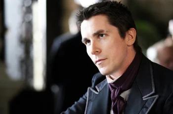 christian bale as an aristocrat with a pensive look, christian bale, celebrities, personalities, characters, actors, cinema, hollywood, look, views, glance, men, prestige, movies