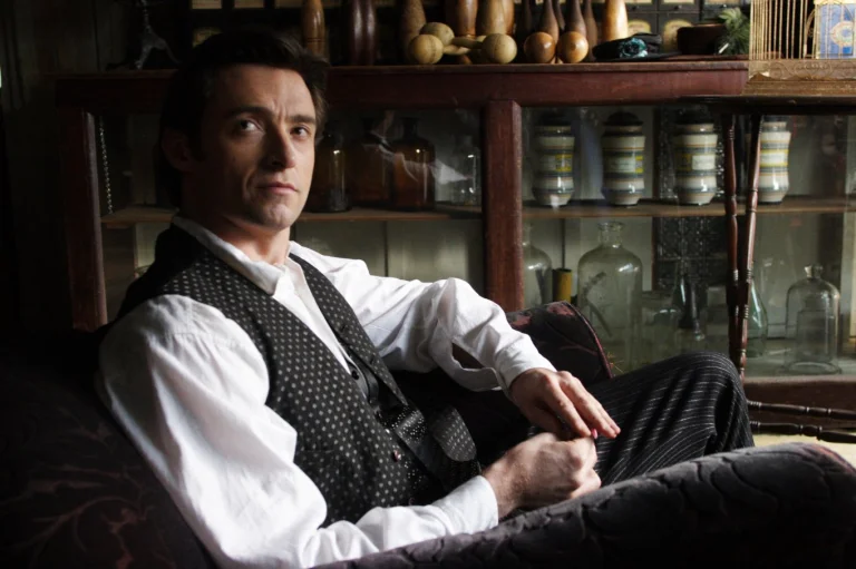 hugh jackman as robert anger inside a victorian laboratory, hugh jackman, characters, actors, cinema, interiors, men, prestige, movies