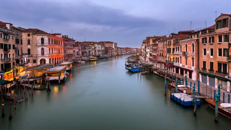 The Grand Canal in Italy