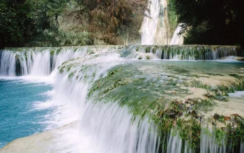 The Tamasul Waterfall Cascades