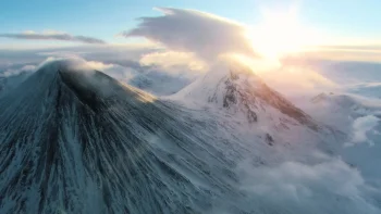 The Klyuchevskaya Sopka and Kamen Volcanoes, Russia