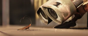 wall-e meets a cockroach, for kids, pixar, wall-e, animation