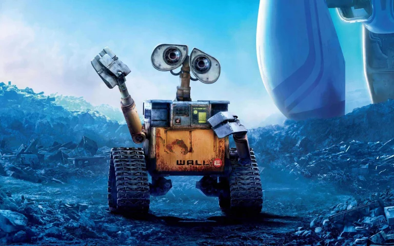 WALL-E at the landfill