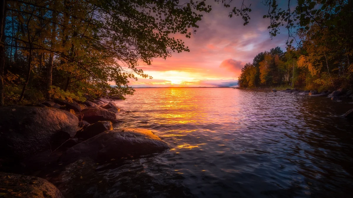 Lake Saimaa in Finland