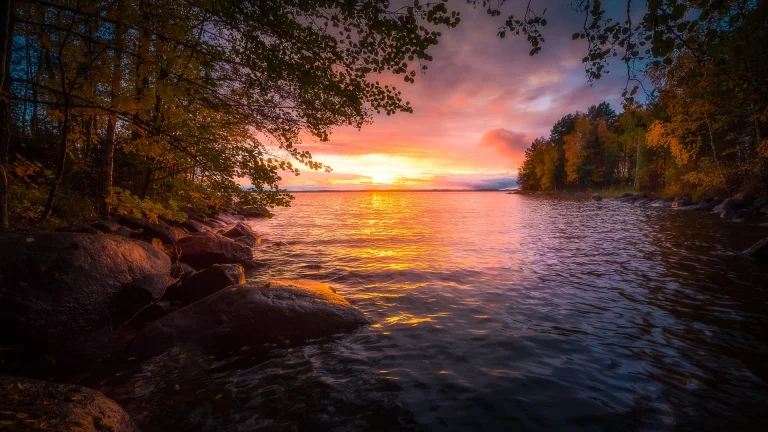 Lake Saimaa in Finland