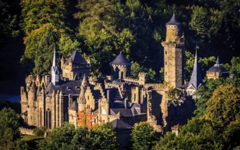 Löwenburg Castle Amid the Dense Forests of Germany