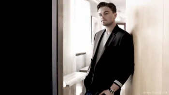 Leonardo DiCaprio in the soft light of daylight