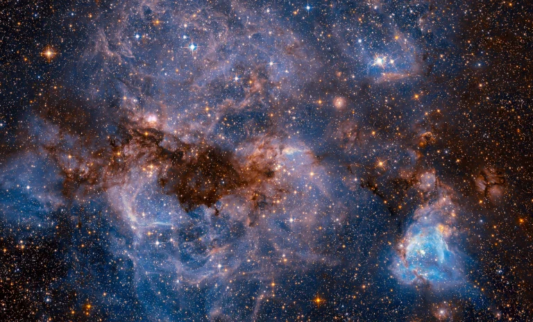 Dust clouds in the NGC 6357 nebula
