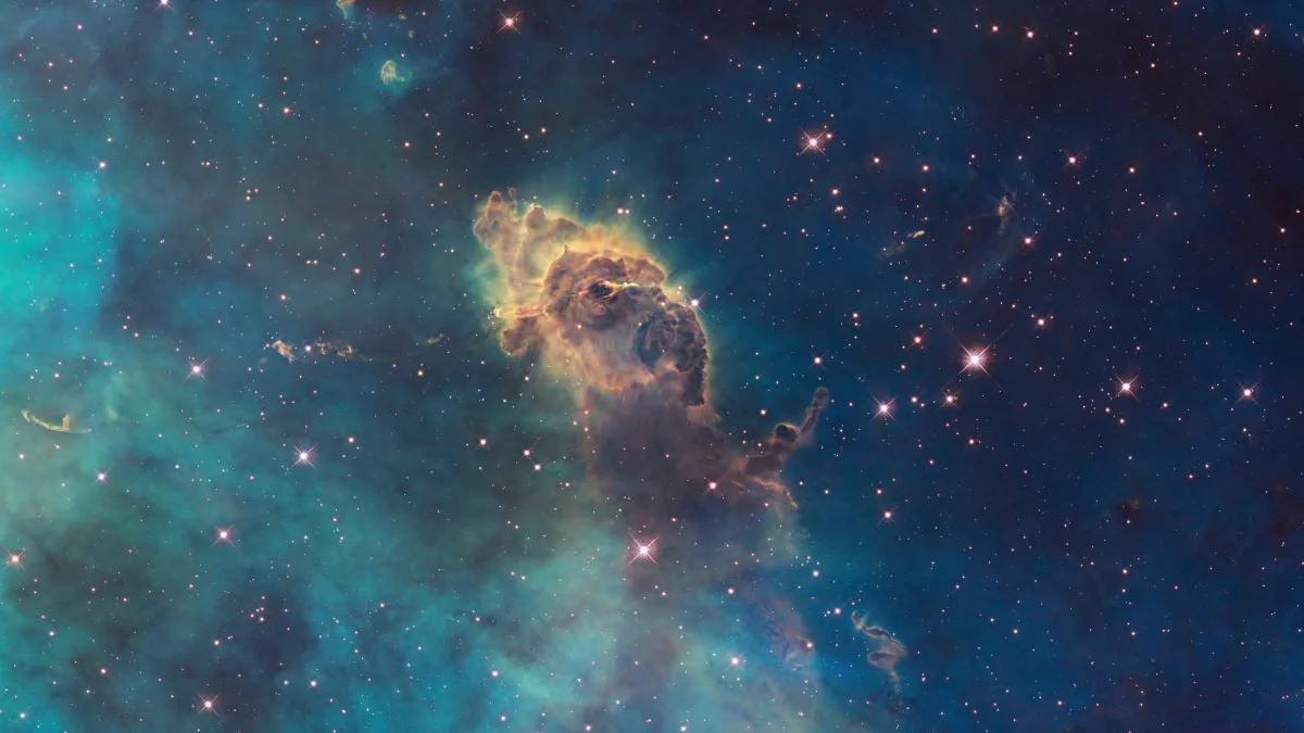 Dust clouds in the Keel Nebula