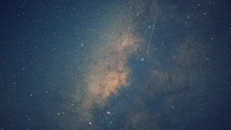 The Milky Way against the dark night sky