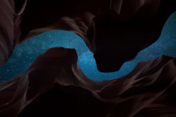 The Starry Sky Over Antelope Canyon