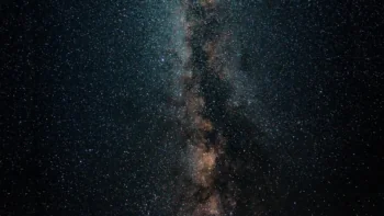 The Milky Way against the dark night sky