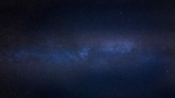 The Milky Way deep in the night sky