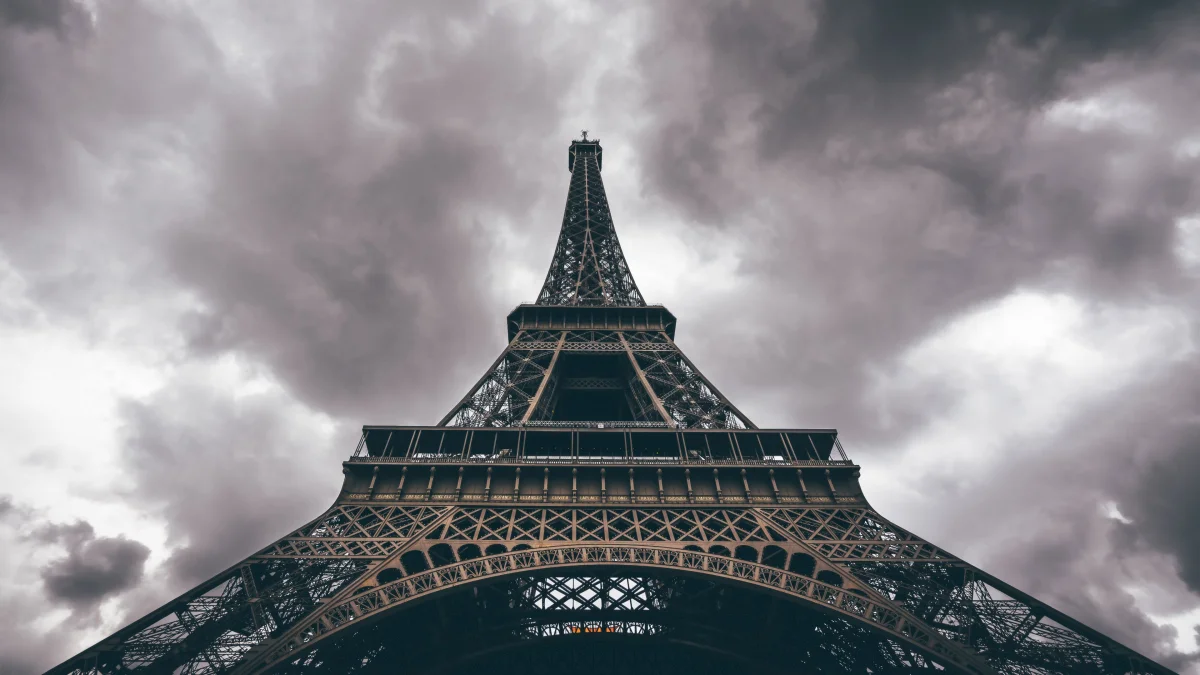 The Eiffel Tower in the Clouds