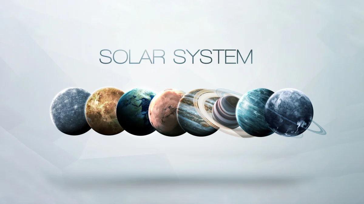 A Parade of the Planets of the Solar System