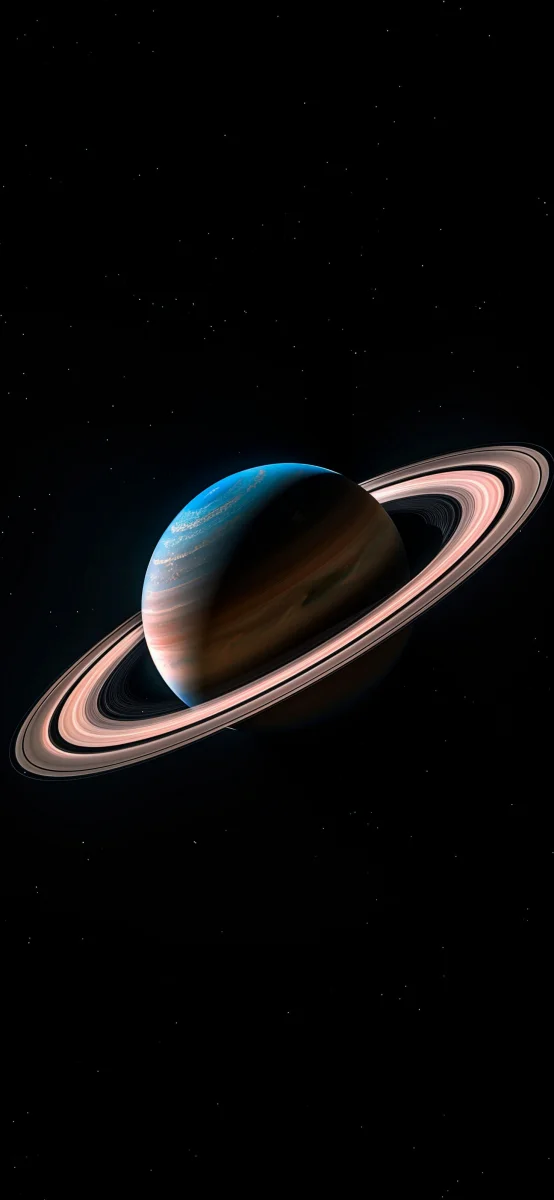 Saturn's Rings in the Deep Darkness