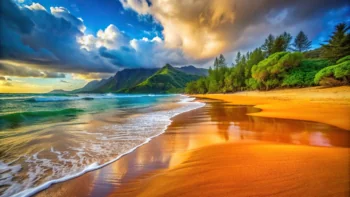 The Golden Shore of Kauai