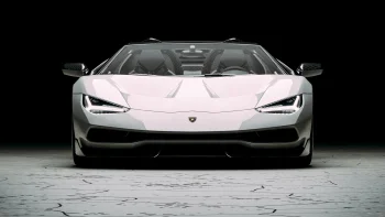 Білосніжний Lamborghini Centenario Roadster