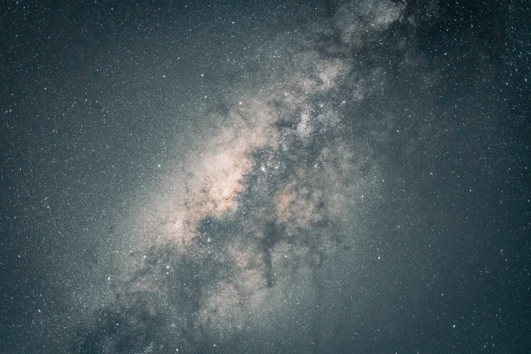 Star clusters in the Milky Way in the night sky