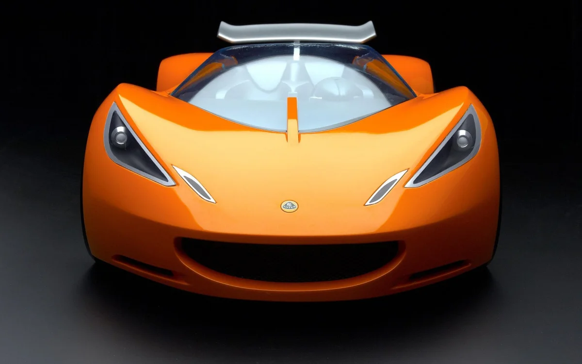 Orange Lotus Hot Wheels Concept Car